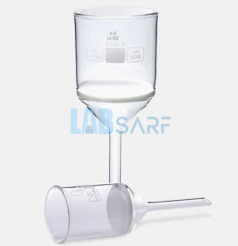 Sinterlenmiş Cam Diskli Huni